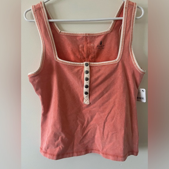 FP Movement By Free People Tank Top Medium Orange Women’s - Picture 1 of 5